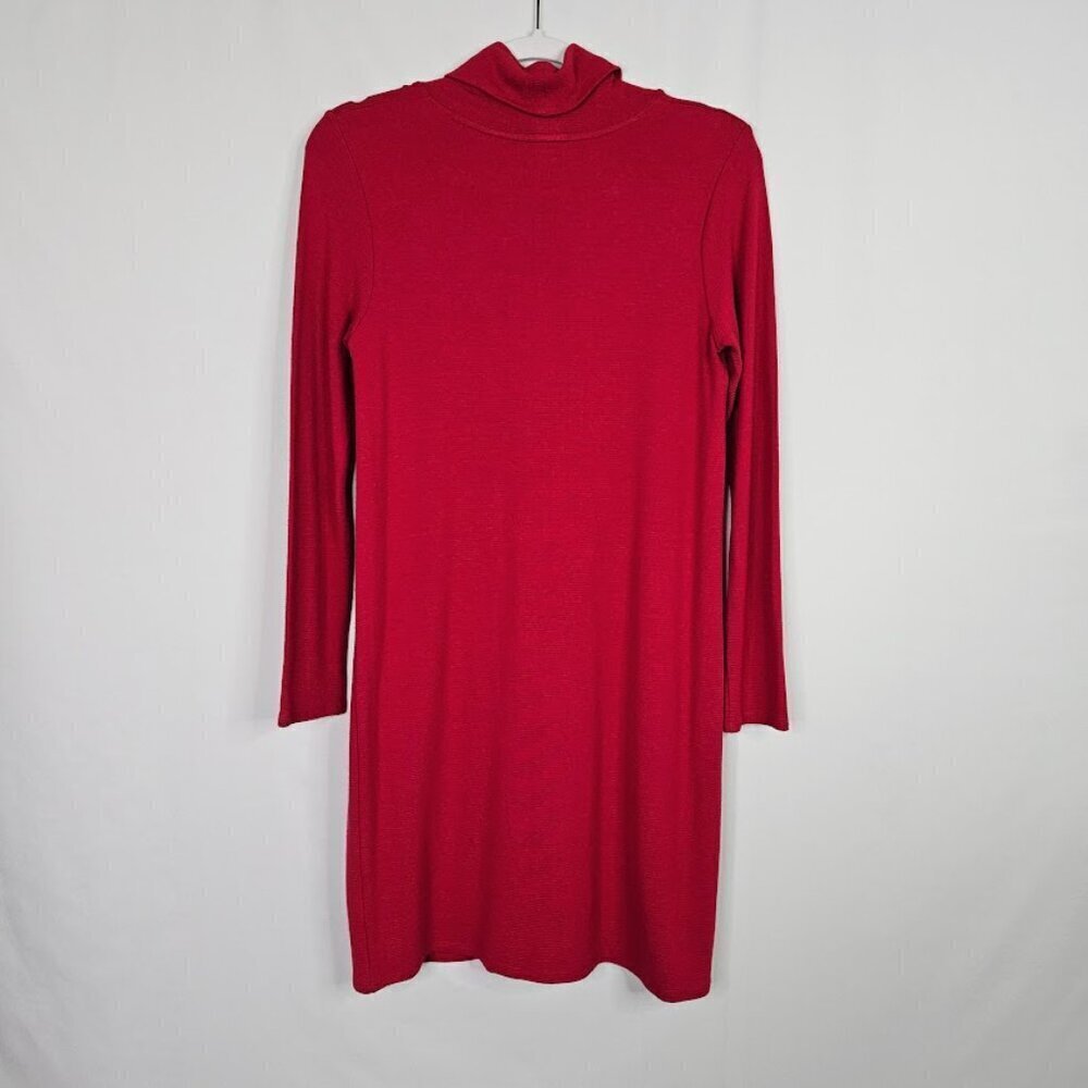 J. JILL WEAREVER COLLECTION Casual Dress size XS RED Casual Chic Long Sleeve - Picture 6 of 6